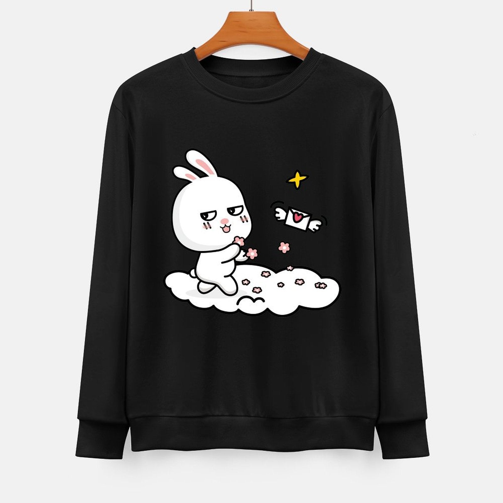 Front Patterned Long Sleeve TopSmooth EverydayTee